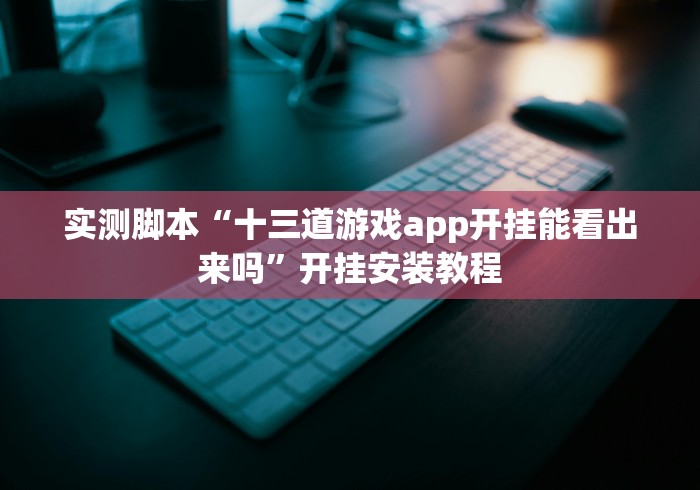 实测脚本“十三道游戏app开挂能看出来吗”开挂安装教程